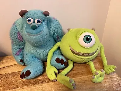 Disney Pixar Monsters Inc. Sully And Mike Plush Soft Toys Duo Bundle - 11 Inches • £14.99