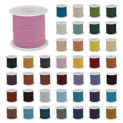  Waxed Polyester Cord 1mm Macrame Jewellery Wax (T1) • £2.99