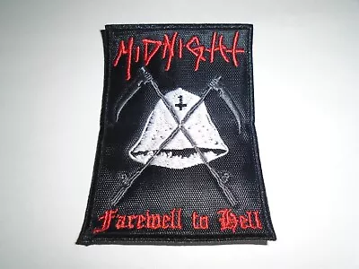 Midnight Farewell To Hell Embroidered Patch • $6.29