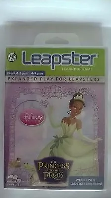 Leapster Learning Game New The Princess And The Frog Age 4-7 Leapster 2 Skills * • £4.99