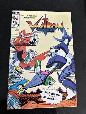 Voltron #2 Comic Book 1985 VF-  Modern Comics Limited Series • $5