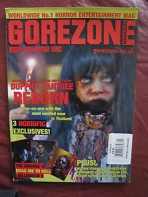 $10 • Buy Gorezone # 43 Buppa Rahtree Reborn, Drag Me To Hell, Halloween 2 & The Grugde 3