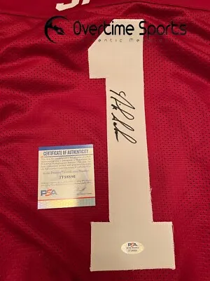 $269 • Buy Nick Saban Autographed Game Cut Custom Alabama Jersey Psa Coa