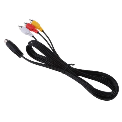 1. S-Video 7 Pin Male To 3 RCA Female Cable For 5 • £5.15