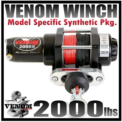 Venom Atv Winch 2000lb Can-am 02-14 Outlander 2000 Lb • $177.99