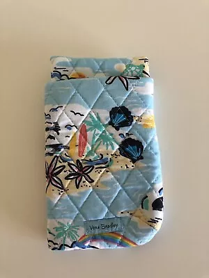 Vera Bradley NWT Double Eye Case BEACH TREASURES Eyeglass/Sunglass Blue Exact 1 • $19.99