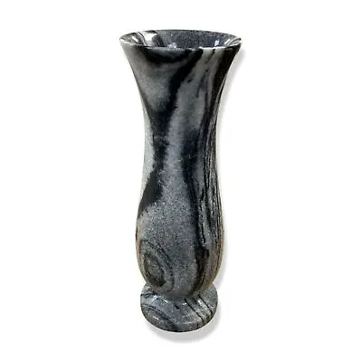$395 Global Views Gray White Contemporary Tulip Bheslana Table-Centerpiece Vase • $126.38