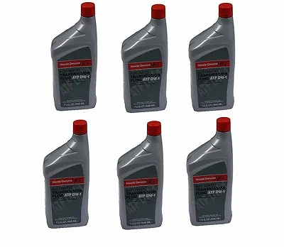 6Qts GENUINE HONDA Automatic Transmission Oil Fluid ATF DW1 For Acura / Sterling • $77.82
