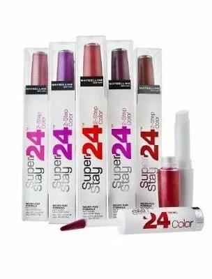 MAYBELLINE SUPERSTAY 24 HOUR LIPSTICK -Choose Shade - Brand New In Box • £4.79