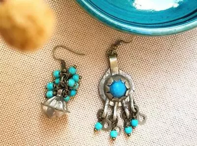 Handmade Middle Eastern Earrings - Persian Gem Earrings • $12.99