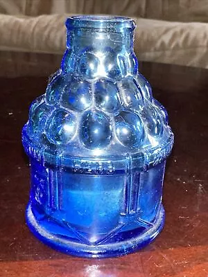 Cobalt Blue Western Rifle Company Herb Finley Glass Bottle Wheaton N.J. • $8.12