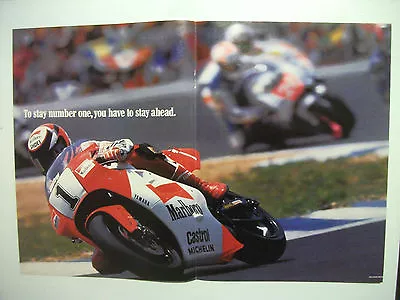 1992 Marlboro Yamaha Featuring Wayne Rainey Colour Centrespread Poster • $7.67