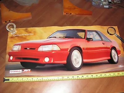 1993 Ford Cobra Mustang SVT 26 X 11 Poster. • $32