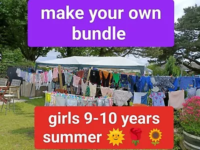 9-10 Years Girls Summer Dress Top Shorts Outfit Jacket Playsuit Make A Bundle • £1.49