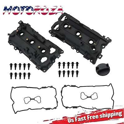 2PCS Valve Covers Set For Nissan 350Z Infiniti EX35 FX35 G35 M35 Q50 Q70 VQ35HR • $67.58