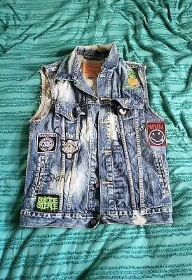 Levi's DIY Denim Punk Vest • $30