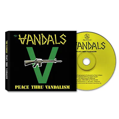 THE VANDALS Peace Thru Vandalism CD Urban Struggle Pat Brown So. Cal Skate Punk • $13.99