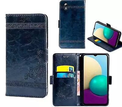 Optus X Start 2 Top Grain Finish Wallet Case Embossed Side Magnet • $7.95