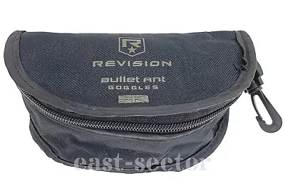 Revision Bullet Ant Military Sunglasses Eye Glass Black Carry Case Holder Pouch • $8