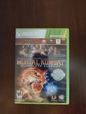 Mortal Kombat -- Complete Edition (Microsoft Xbox 360 2012) • $0.01