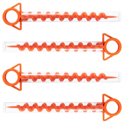 £9.99 • Buy Andes Heavy Duty Ground Anchor Camping Threaded Tent & Gazebo Pegs (pack Of 4)