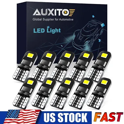 T10 LED Error Free CANBUS 6000K Xenon White W5W 194 168 License Plate Light Bulb • $7.99