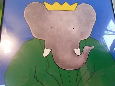 BABAR By Laurent De Brunhoff  - Reading 1090 Offset Litho 31.5 X 23.5 Poster • $49