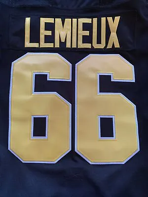 PITTSBURGH PENGUINS MARIO LEMIEUX NHL HOCKEY JERSEY 52 L Adidas 100% Stitched • $69.99