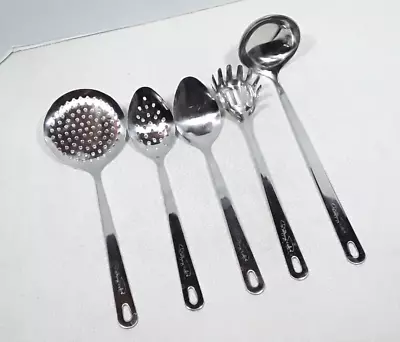 Wolfgang Puck's Bistro Collection 5 Pc Cooking Utensil Set Spoon Skimmer Ladle • $34.95