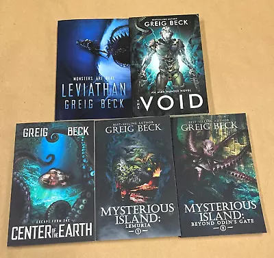 Greig Beck PB Book Lot - Center Of Earth Leviathan Void Mysterious Island NEW • $39.99