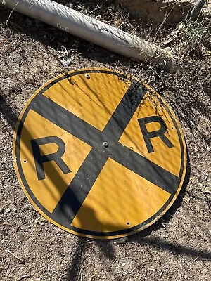 Original Real Vintage Railroad Crossing Sign  30  • $100