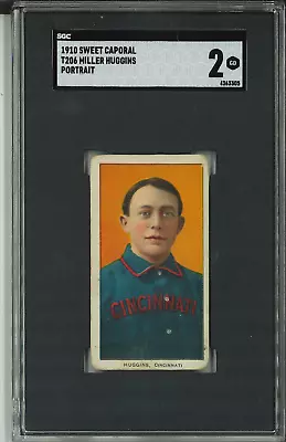 1909 T206 Miller Huggins Portrait Sweet Caporal SGC 2 • $190