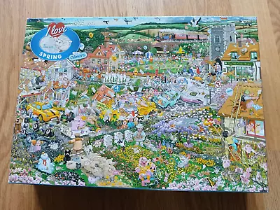 Mike Jupp 1000 Piece Puzzle I Love Spring. Complete And In Good Condition. • £3.85