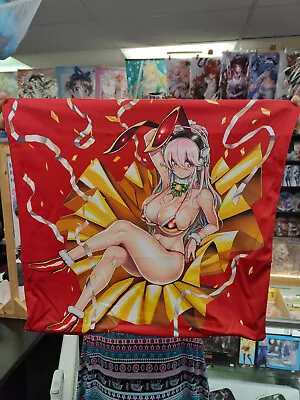 Nitroplus SoniComi Super Sonico Cushion Cover Dazzling Bunny Version • $69.99