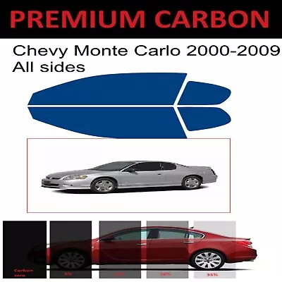 Premium Carbon Window Tint Fits Chevrolet Monte Carlo 2000-2009 Precut Tint • $26.90