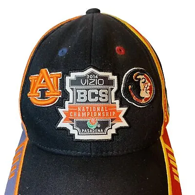 2014 BCS National Championship Hat Cap Auburn Florida State Football NCAA Vizio • $12.95