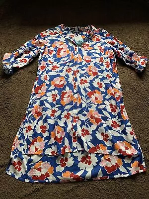 £9.99 • Buy BNWT M&S Ladies Size 22, Blue Multi Beachwear Dress
