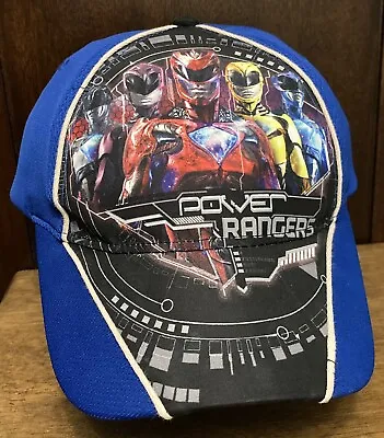 Mighty Morphin Power Rangers Saban Snapback Youth Hat Blue Poly VGUC • $13