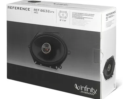 Infinity Reference Series REF-8632CFX 180W 6 X8  2-Way Coaxial Car Speaker Pair • $59.98