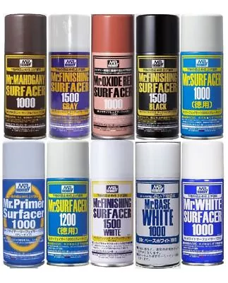 Mr. Hobby Surfacer Primer Series Spray Paint - US • $14.95