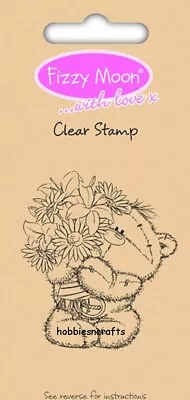£1.79 • Buy FLOWER BUNCH FZCS002 Dovecraft Fizzy Moon Small Clear Cling Stamps