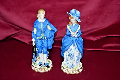 Vintage Chelsea Samson Porcelain Blue Boy & Georgiana Duchess Of Devonshire • £129