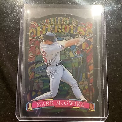 1998 Gallery Of Heroes Mark McGwire SSP St. Louis Cardinals Stained Glass • $29.99