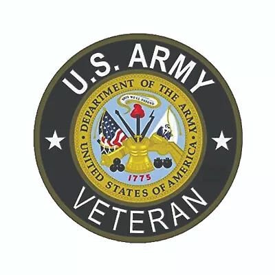 US Army Veteran Emblem Decal / Bumper Sticker  • $3.59