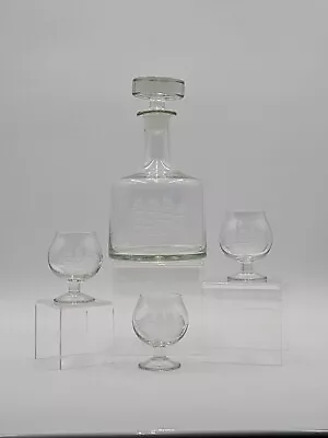 Vtg. Tuscany Glasses & Decanter Etched Clipper Ship Stopper Liquor Bar Ware Set • $56.25