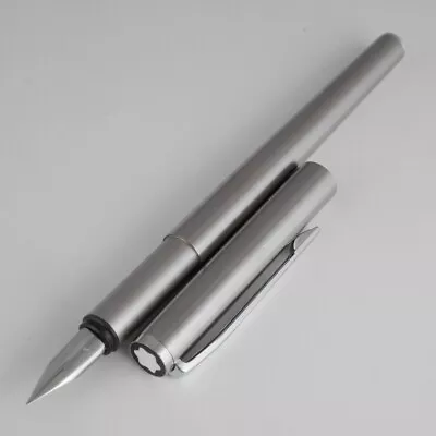 Montblanc Vintage Noblesse Steel CT Fountain Pen EF FREE SHIPPING WORLDWIDE • $169