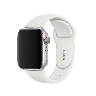$14.98 • Buy 38/44/41/45mm For Apple Watch Series 7 6 5 4 3 2 SE Sport Band Silicone Strap