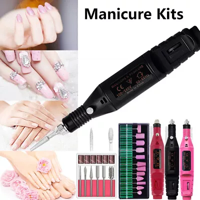 Toe Nail Grinder Thick Toenails Manicure Pedicure Electric Nail File Kit • £9.79