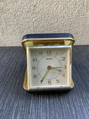 $35 • Buy Vintage Seiko Travel Alarm Clock Working In Excellent Condition Made In Japan