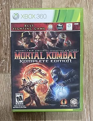 Mortal Kombat: Complete Edition (Microsoft Xbox 360 2012) Complete In Box CIB • $24.99